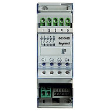 ATTUATORE TERMOREGOLAZIONE 4 RELE SCS - BTICINO F430/4 product photo Photo 02 3XL