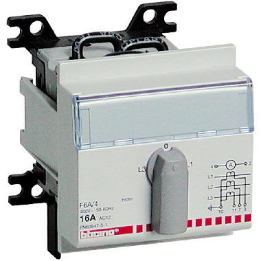 BTDIN - COMMUTATORE AMPEROMETRICO 4 POSIZIONI - BTICINO F6A/4 product photo Photo 02 3XL