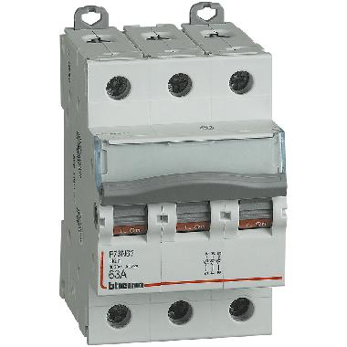 BTDIN - SEZIONATORE 3P 63A - BTICINO F73N63 - BTICINO F73N63 - BTICINO F73N63 product photo Photo 02 3XL