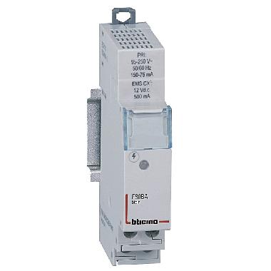 ALIMENTATORE 230VA.C./12VD.C.500MA EMS BTDIN - BTICINO F80BA product photo Photo 02 3XL