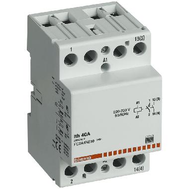 CONTATTORE 4NO 400V 40A BOB 24VAC BTDIN - BTICINO FC4A4/24N product photo Photo 02 3XL