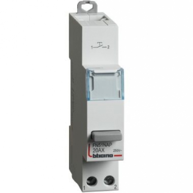 PULSANTE 1NA 20AX 250V BTDIN - BTICINO FN51NAP product photo Photo 01 3XL
