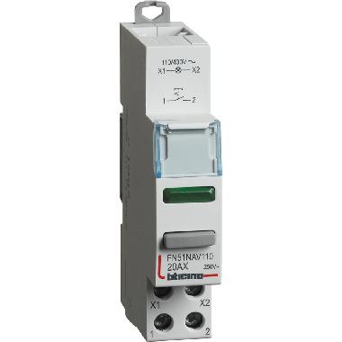 BTDIN - INTER. 1NA+LED VERDE   110/400V - BTICINO FN51NAV110 - BTICINO FN51NAV110 - BTICINO FN51NAV110 product photo Photo 01 3XL