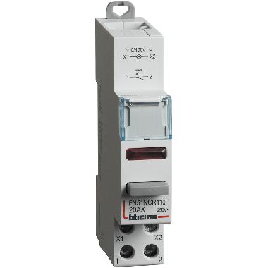 INTERRUTTORE CON LED ROSSO 1NC 20A 110-400V 1 MODULO DIN BTDIN - BTICINO FN51NCR110 product photo Photo 02 3XL
