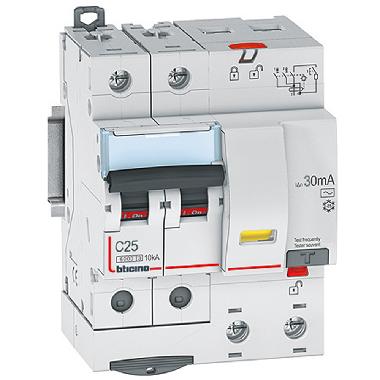 BTDIN60 - MT DIFF 2P 25A 6KA 30MA - BTICINO GN823AC25 - BTICINO GN823AC25 - BTICINO GN823AC25 product photo Photo 02 3XL