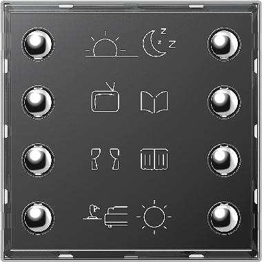 AXOLUTE - COMANDO 8 TASTI BUS - BTICINO H4652 - BTICINO H4652 - BTICINO H4652 product photo Photo 01 3XL