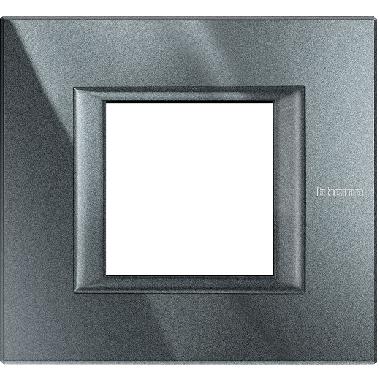 Axolute - placca 2P antracite - BTICINO HA4802HS product photo Photo 02 3XL