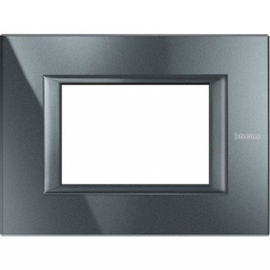 PLACCA 3P ANTRACITE AXOLUTE - BTICINO HA4803HS product photo Photo 01 3XL
