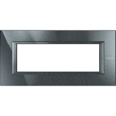 PLACCA 6P ANTRACITE METALLO AXOLUTE - BTICINO HA4806HS product photo Photo 02 3XL