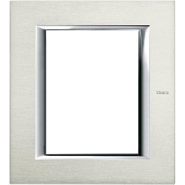 AXOLUTE.PL.QUADR.3+3P ALLUMINIO SPAZZOLATO - BTICINO HA4826XC - BTICINO HA4826XC - BTICINO HA4826XC product photo Photo 01 3XL