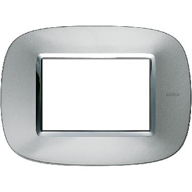 PLACCA 3P ALLUMINIO AXOLUTE - BTICINO HB4803XC product photo Photo 02 3XL