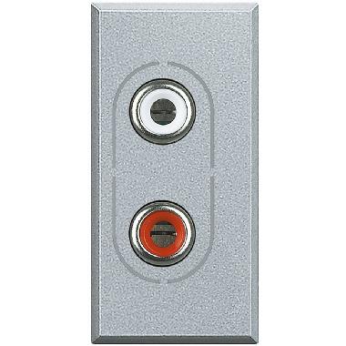 $$ AXOLUTE - PRESA AUDIO RCAX2 - BTICINO HC4281 - BTICINO HC4281 - BTICINO HC4281 product photo Photo 02 3XL