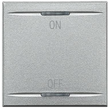 AXOLUTE - COPRITASTO ON OFF 2 MOD CHIARO - BTICINO HC4911/2AG product photo Photo 02 3XL