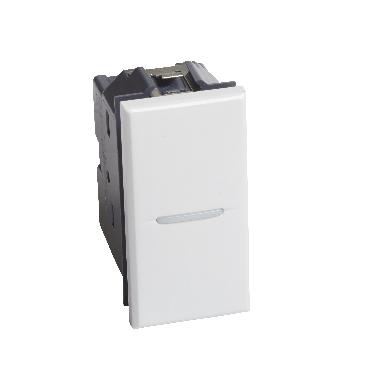 AXO - INTERRUTTORE AX 1P 10A 1M BIANCO - BTICINO HD4001N product photo Photo 01 3XL