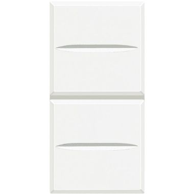 AXOLUTE - DOPPIO PULSANTE 1P NO 10A - BTICINO HD4036 product photo Photo 01 3XL