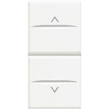 AXOLUTE - DOPPIO PULSANTE 10A NO INTERBLOCC - BTICINO HD4037 product photo Photo 02 3XL