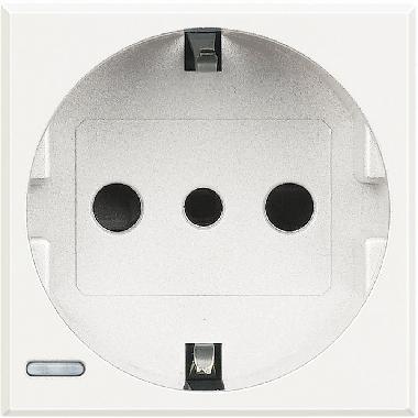 AXOLUTE - PRESA STD TEDESCO-ITALIANO P30 - BTICINO HD4140 product photo Photo 02 3XL