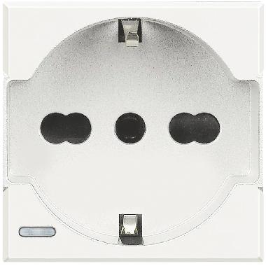 AXOLUTE - PRESA STD TEDESCO-ITALIANO - BTICINO HD4140A16 product photo Photo 02 3XL