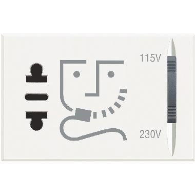 AXOLUTE - PRESA RASOIO 230V - BTICINO HD4177 - BTICINO HD4177 - BTICINO HD4177 product photo Photo 01 3XL