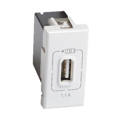 AXOLUTE - USB CHARGER 1,1A WHITE - BTICINO HD4285C1 - BTICINO HD4285C1 - BTICINO HD4285C1 product photo Photo 01 3XL