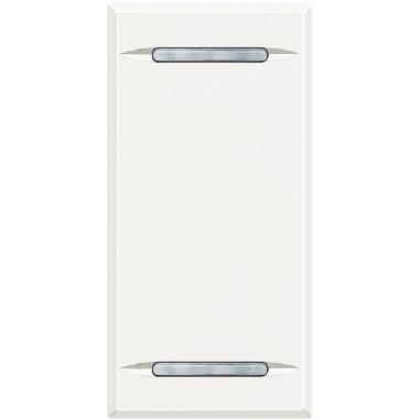 AXOLUTE - COPRITASTO 2 FUNZ 1 MOD BIANCO - BTICINO HD4911 product photo Photo 01 3XL