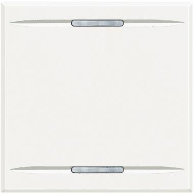 AXOLUTE - COPRITASTO 2 FUNZ 2 MOD BIANCO - BTICINO HD4911M2 product photo Photo 02 3XL