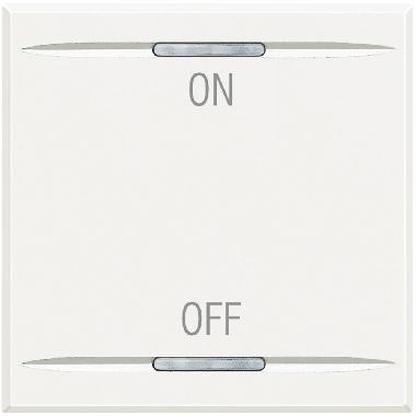 AXOLUTE - COPRITASTO ON OFF 2 MOD BIANCO - BTICINO HD4911M2AG - BTICINO HD4911M2AG product photo Photo 01 3XL