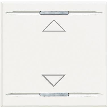 AXOLUTE - COPRITASTO SU GIU' 2 MOD BIANCO - BTICINO HD4911M2AH product photo Photo 01 3XL