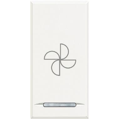 AXOLUTE - COPRITASTO ASPIRATORE BIANCO - BTICINO HD4915BC product photo Photo 02 3XL