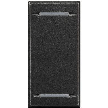 AXOLUTE - COPRITASTO 2 FUNZ 1 MOD SCURO - BTICINO HS4911 product photo Photo 02 3XL