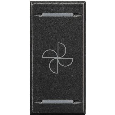 AXOLUTE - COPRITASTO ASPIRATORE SCURO - BTICINO HS4911BC product photo Photo 02 3XL