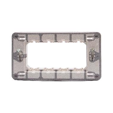 SUPPORTO 4 MODULI FISSAGGIO CON VITE SERIE MATIXGO - BTICINO J4704 product photo Photo 03 3XL