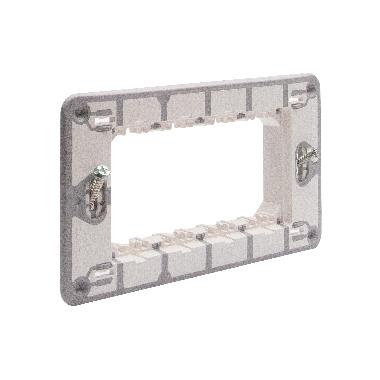 SUPPORTO 4 MODULI FISSAGGIO CON VITE SERIE MATIXGO - BTICINO J4704 product photo Photo 05 3XL
