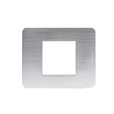 MatixGO - placca 2P aluminum - BTICINO JA4802EA product photo Photo 03 3XL