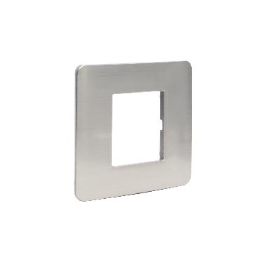 MatixGO - placca 2P steel - BTICINO JA4802ES product photo Photo 01 3XL