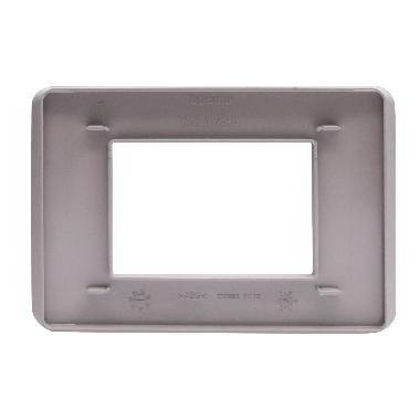 MATIXGO - PLACCA 2P TORTORA - BTICINO JA4802TD - BTICINO JA4802TD product photo Photo 02 3XL