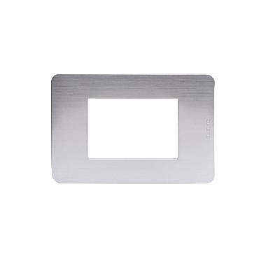 MatixGO - placca 3P aluminum - BTICINO JA4803EA product photo Photo 03 3XL