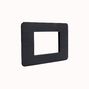 MatixGO - placca 3P black nickel - BTICINO JA4803EN product photo Photo 01 3XL