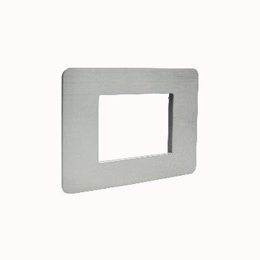 MatixGO - placca 3P steel - BTICINO JA4803ES product photo Photo 01 3XL