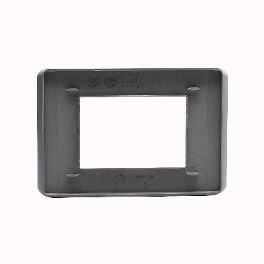 MatixGO - placca 3P steel - BTICINO JA4803ES product photo Photo 02 3XL