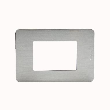 MatixGO - placca 3P steel - BTICINO JA4803ES product photo Photo 03 3XL