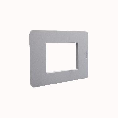 PLACCA 3 MODULI GREY GRIGIO SERIE MATIXGO - BTICINO JA4803JG product photo Photo 05 3XL
