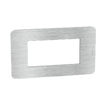 MatixGO - placca 4P aluminum - BTICINO JA4804EA product photo Photo 01 3XL