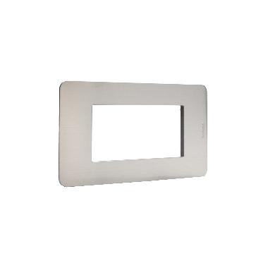 MatixGO - placca 4P steel - BTICINO JA4804ES product photo Photo 01 3XL
