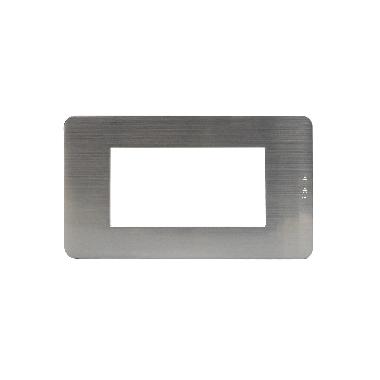MatixGO - placca 4P steel - BTICINO JA4804ES product photo Photo 03 3XL