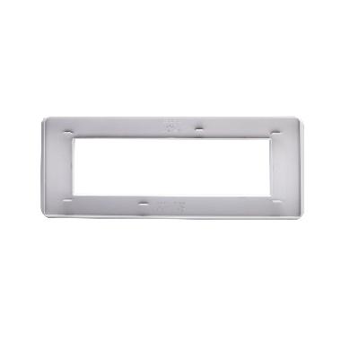 PLACCA 7 MODULI TECNOPOLIMERO GRIGIA MATIX GO - BTICINO JA4807JG product photo Photo 02 3XL