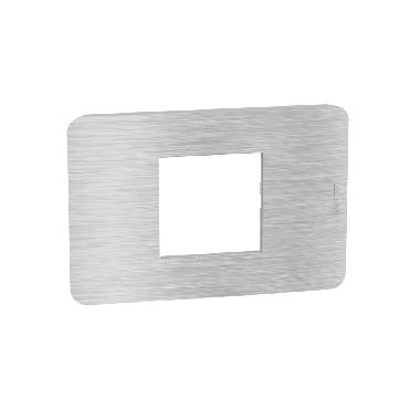 MatixGO - placca 2P cent. aluminum - BTICINO JA4819EA product photo Photo 01 3XL