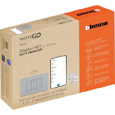 MatixGO - StarterKit luci tapparelle grigio - BTICINO JG3010KIT product photo Photo 01 3XL
