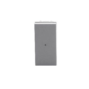 INTERRUTTORE ASSIALE 1P 10 AX 1 MODULO 250VAC ILLUMINABILE GRIGIO SERIE MATIXGO - BTICINO JG4051 product photo Photo 03 3XL