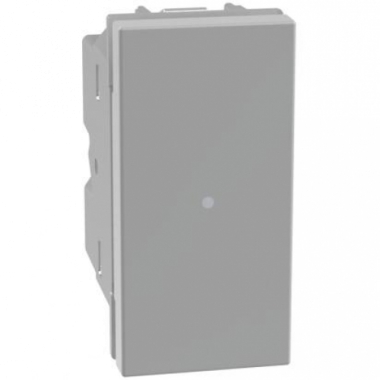 DEVIATORE ASSIALE 1P 10 AX 250 VAC 1 MODULO GRIGIO SERIE MATIXGO - BTICINO JG4053 product photo Photo 01 3XL